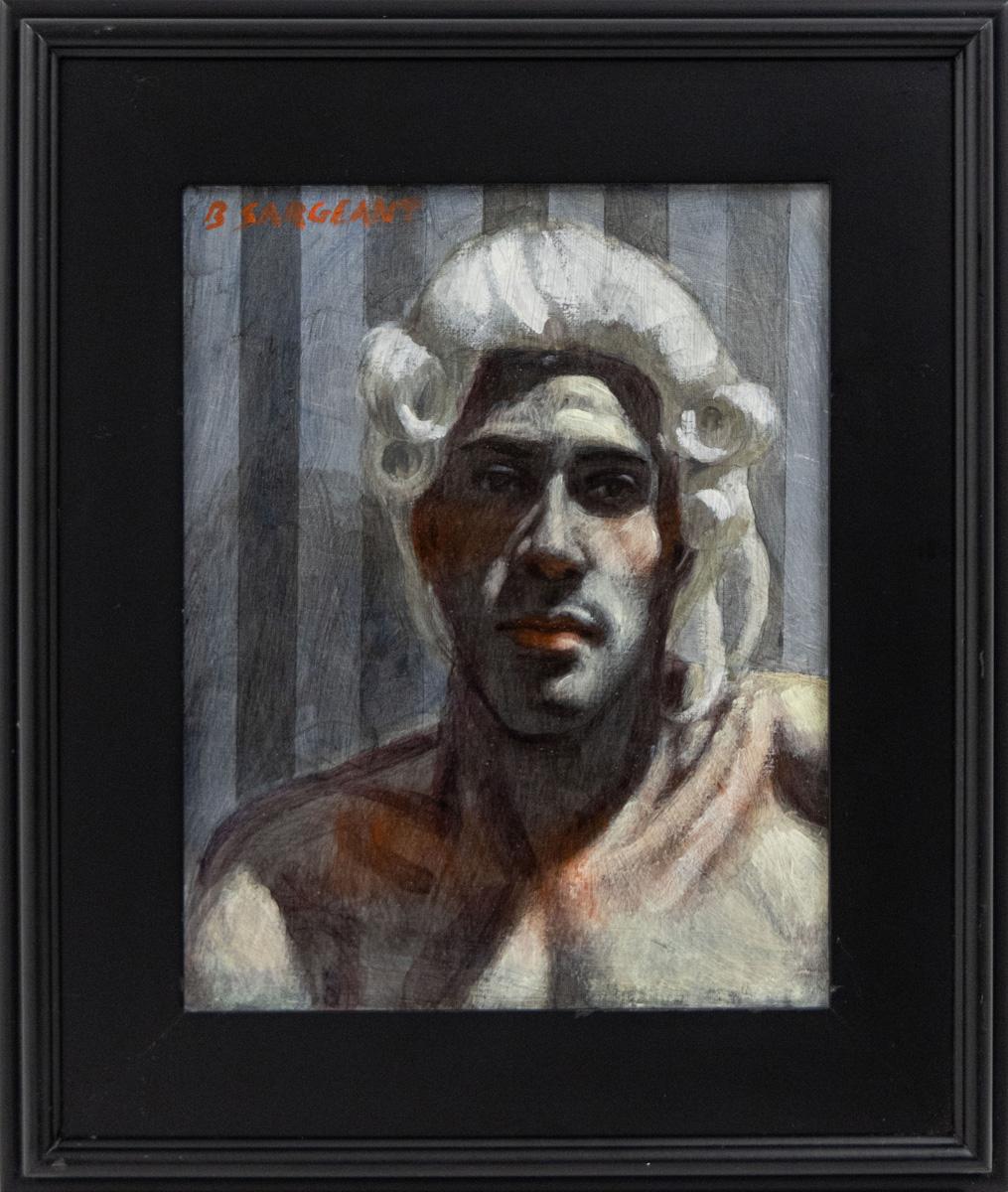 [Bruce Sargeant (1898-1938)] Portrait in a Powdered Wig - Painting by Mark Beard