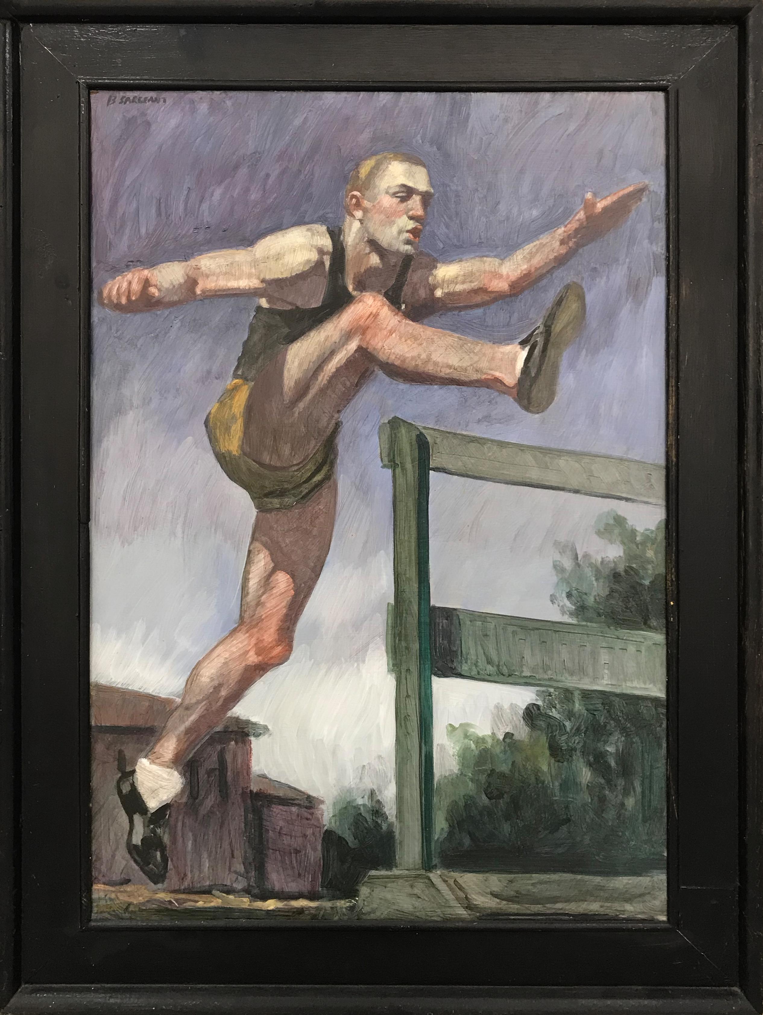 [Bruce Sargeant (1898-1938)] Study for Jumping the Hurdles - Painting by Mark Beard