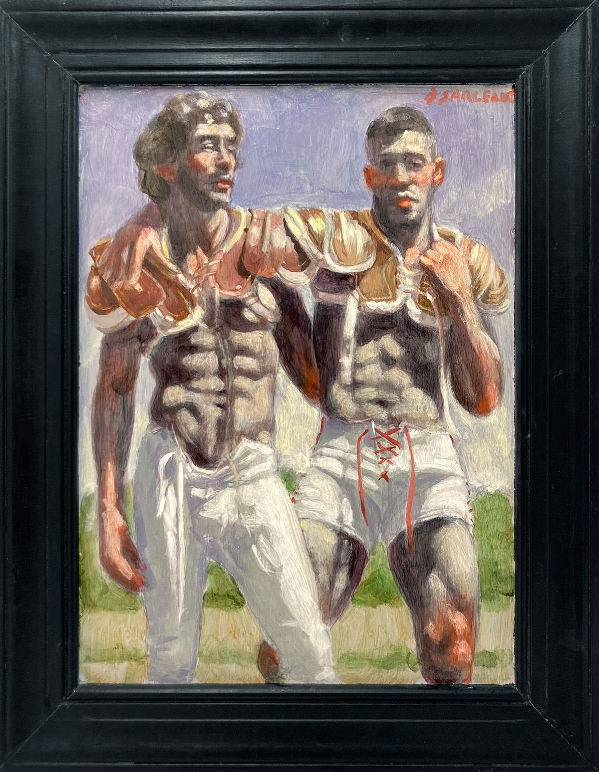 [Bruce Sargeant (1898-1938)] Two Members of the Winning Team - Painting by Mark Beard