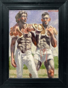 [Bruce Sargeant (1898-1938)] Dos miembros del equipo ganador