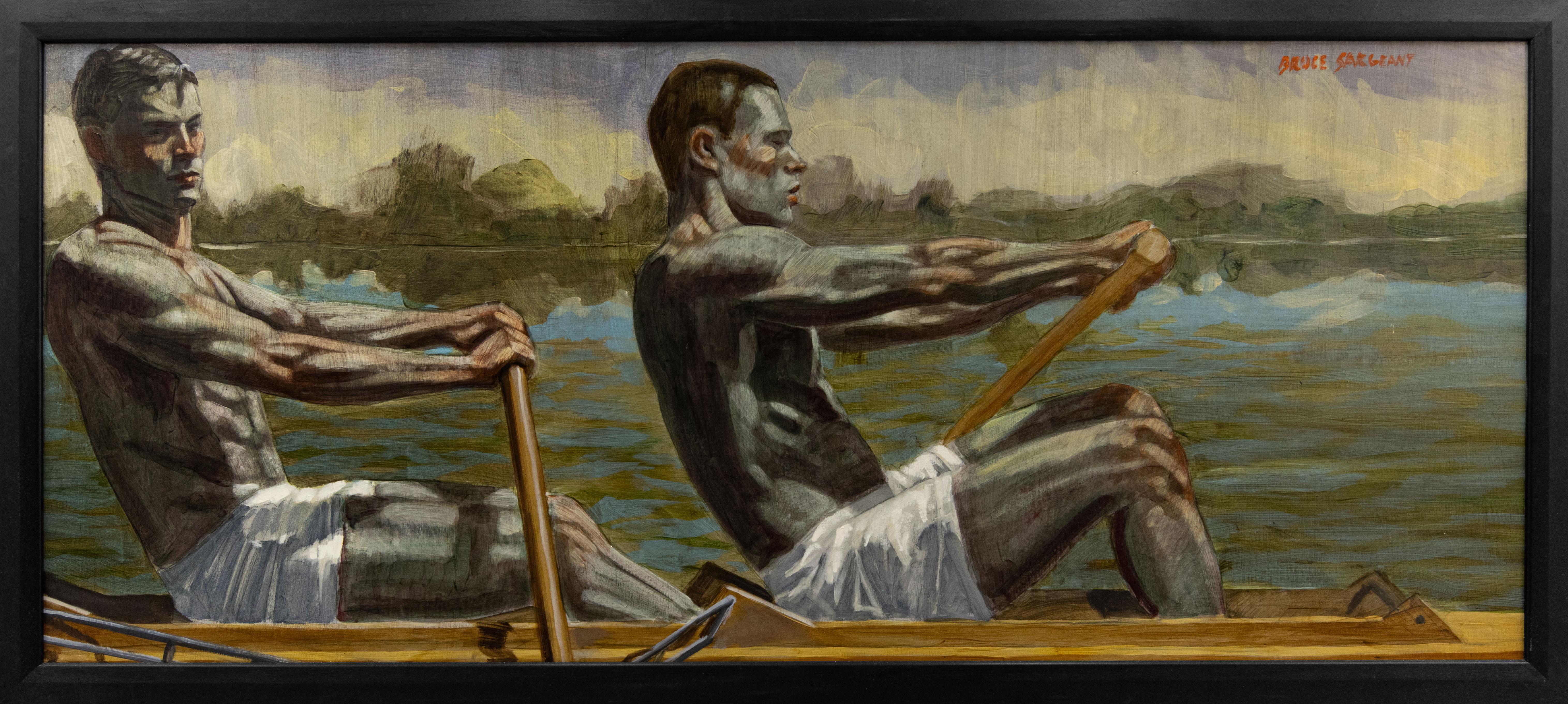 [Bruce Sargeant (1898-1938)] Two Rowers - Painting by Mark Beard