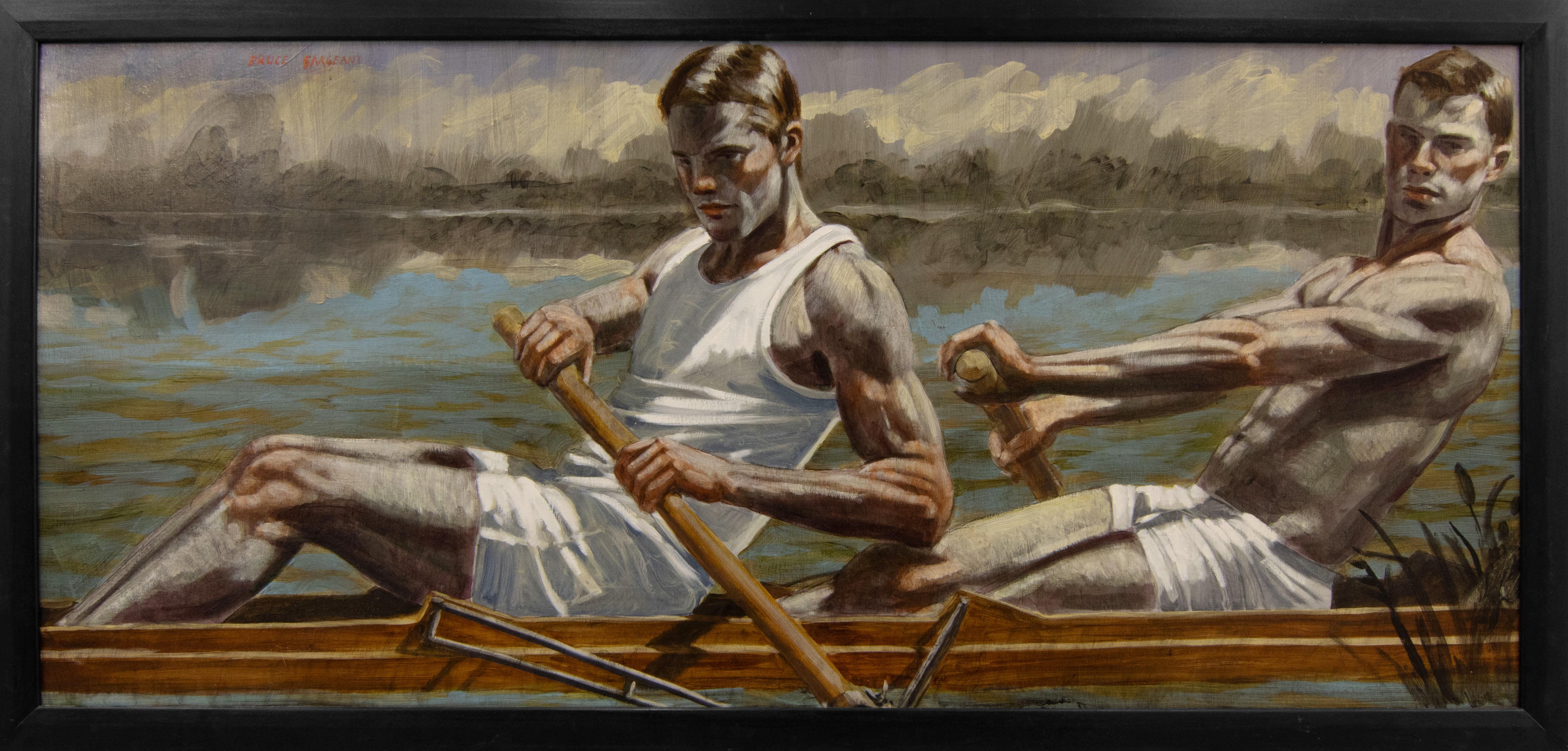 [Bruce Sargeant (1898-1938)] Two Rowers II - Painting by Mark Beard