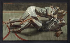 [Bruce Sargeant (1898-1938)] Two Wrestlers on the Mat, Contemporary Painting