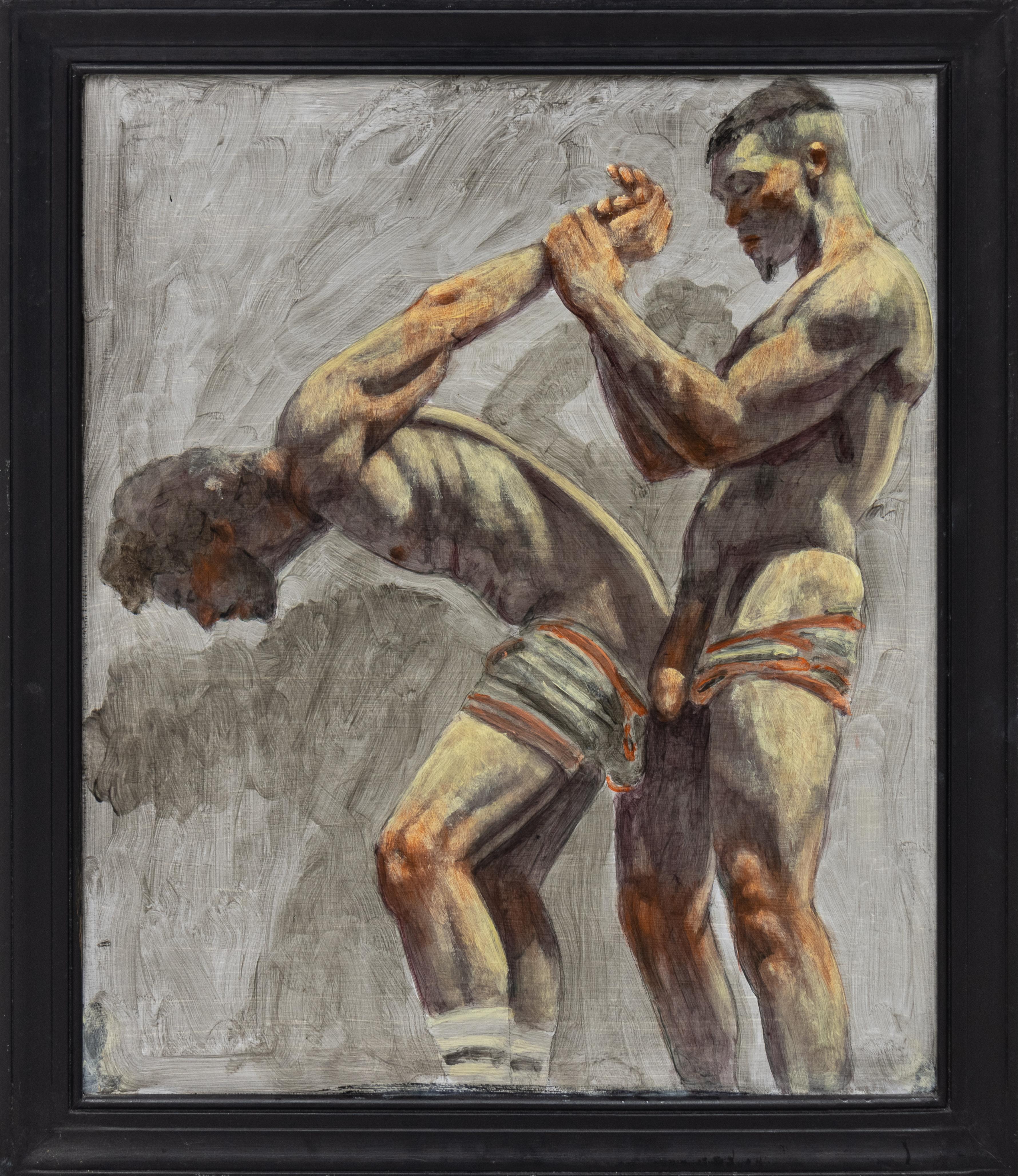 [Bruce Sargeant (1898-1938)] Valton und sein Wrestler – Painting von Mark Beard