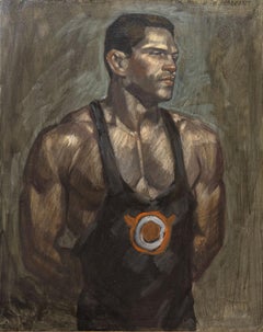 [Bruce Sargeant (1898-1938)] Lutteur debout
