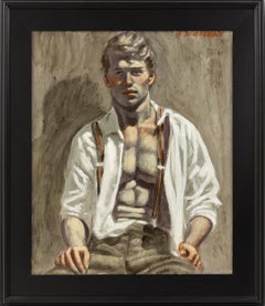 [Bruce Sargeant (1989-1938) Suspensions en nickel rouge