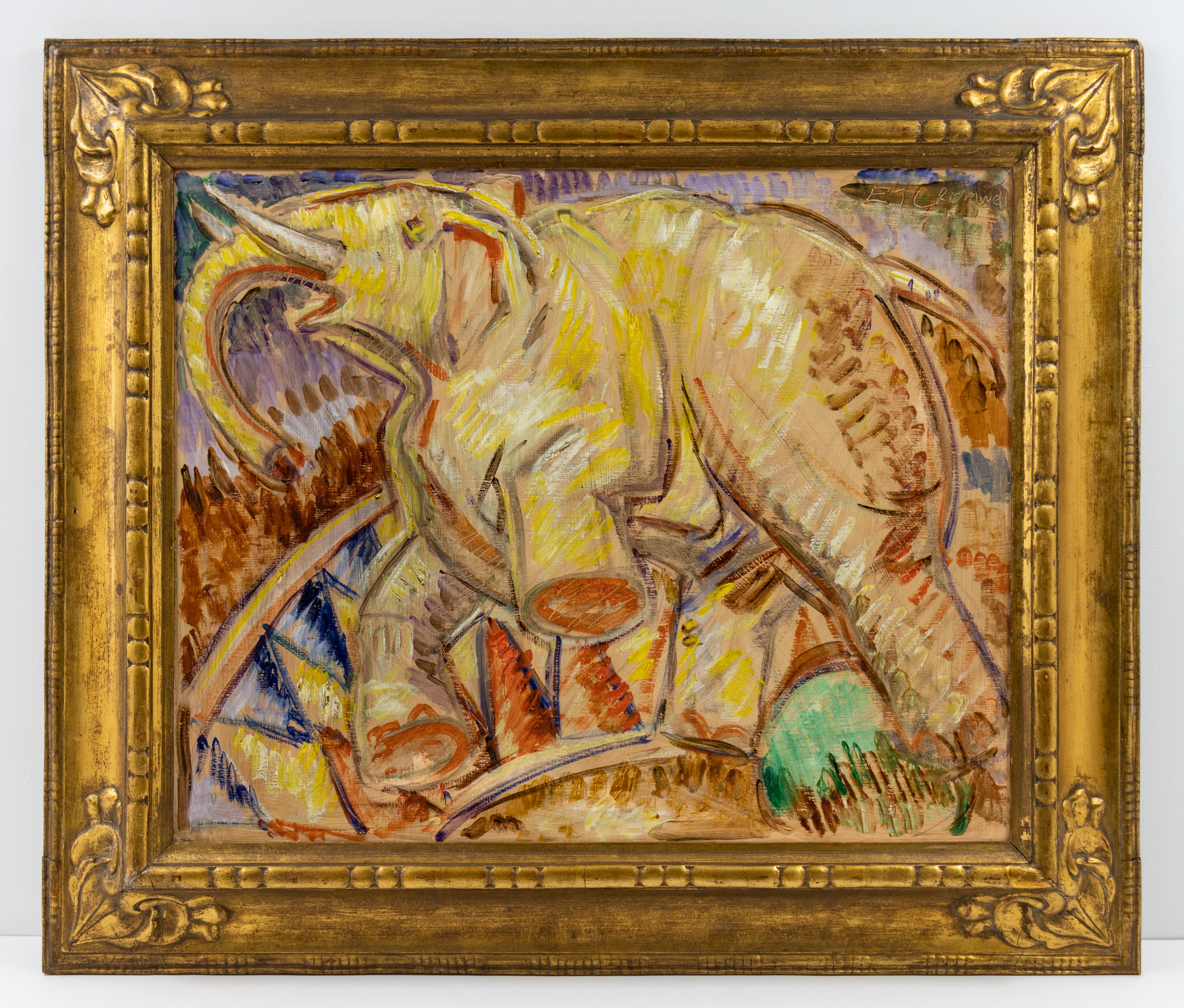 [Edith Thayer Cromwell (1893-1962)] Elephant - Painting by Mark Beard