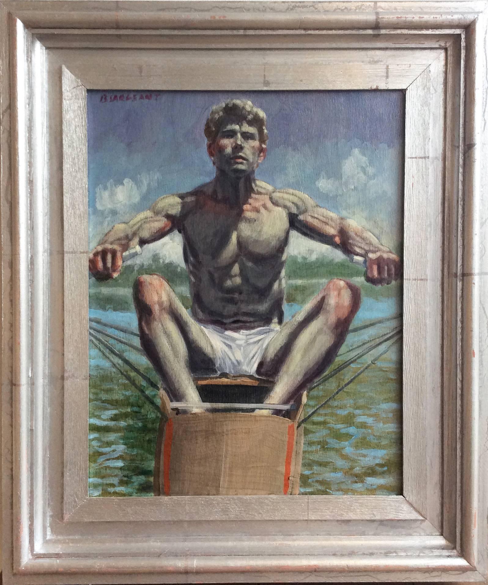 rowing painting