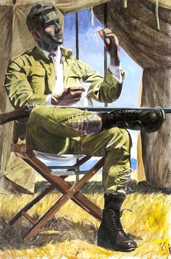 On Safari: Charlie Cleaning his Spectacles