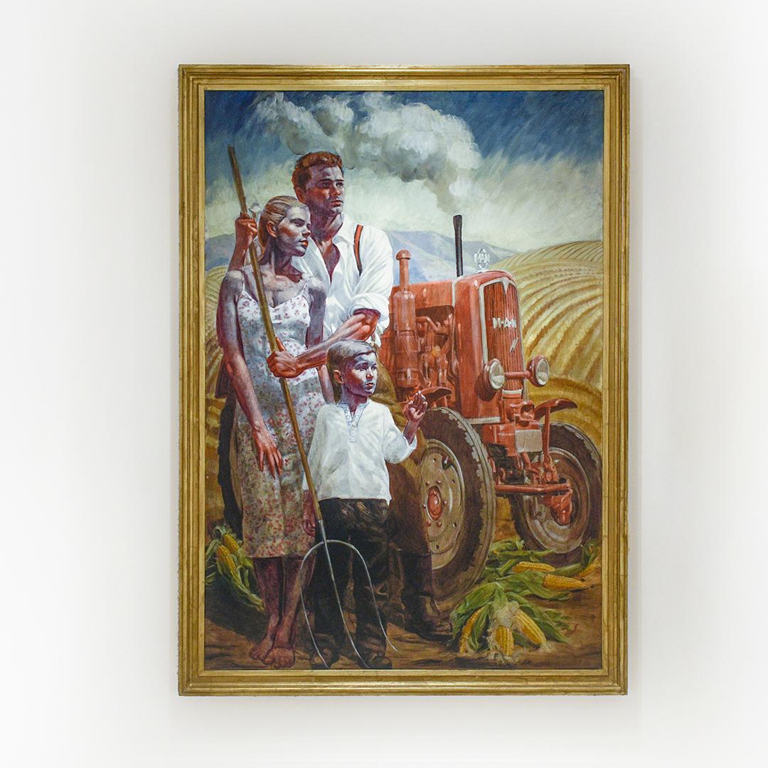 what is the painting with the farmer and his wife