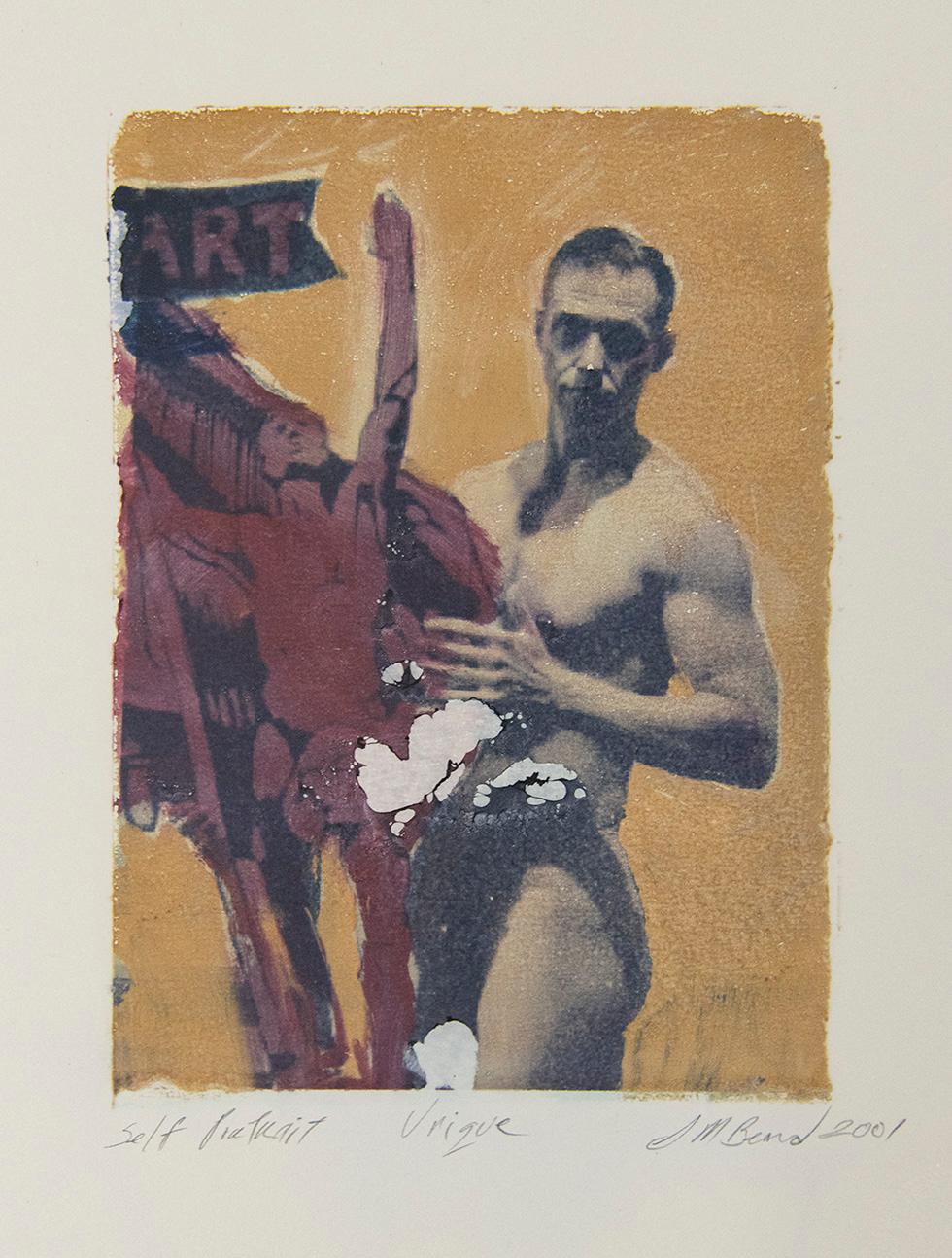 Mark Beard Portrait Photograph - Self Portrait