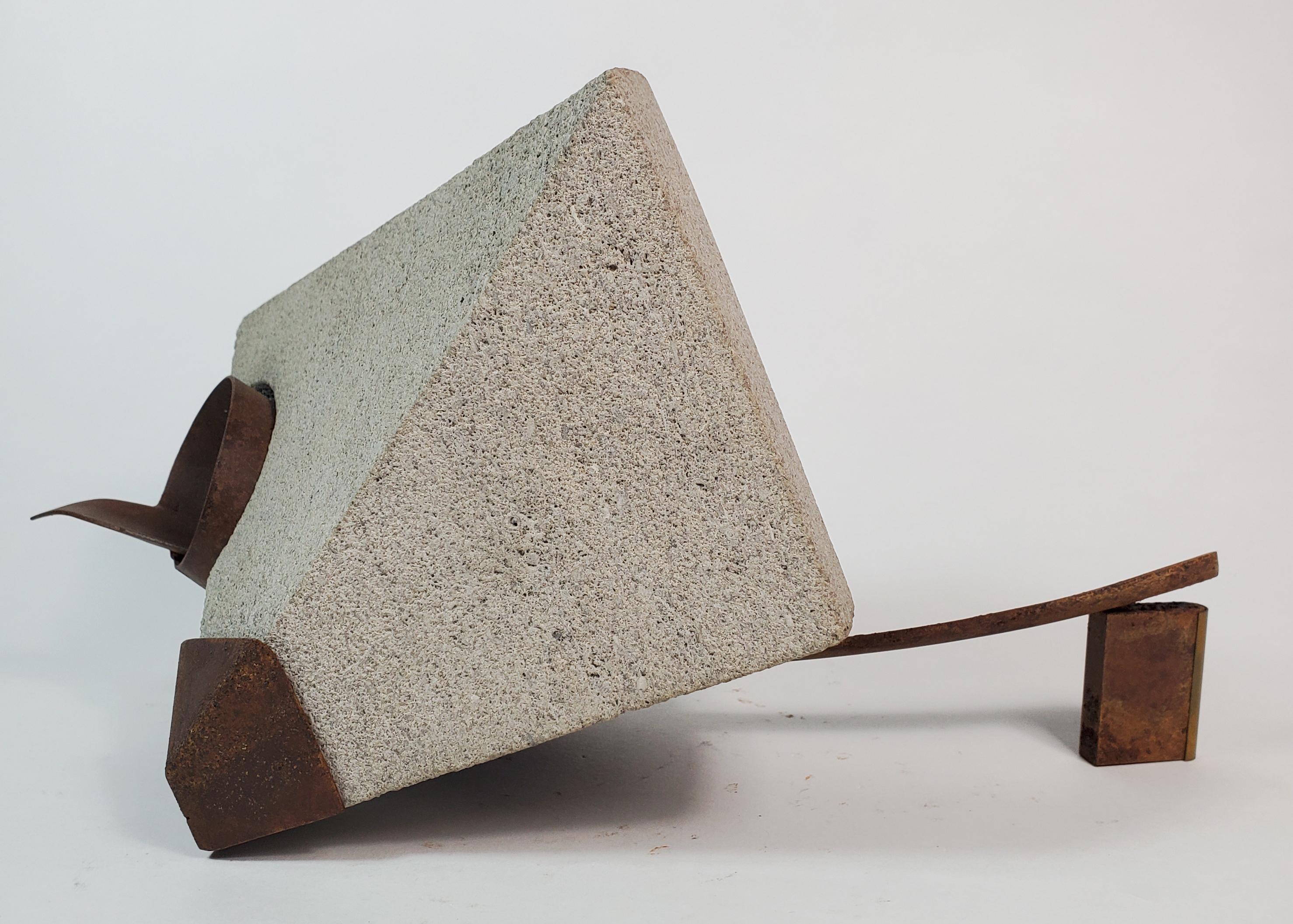 Geschichte Lessons-Serie (3. Stein) – Sculpture von Mark Beltchenko Studio