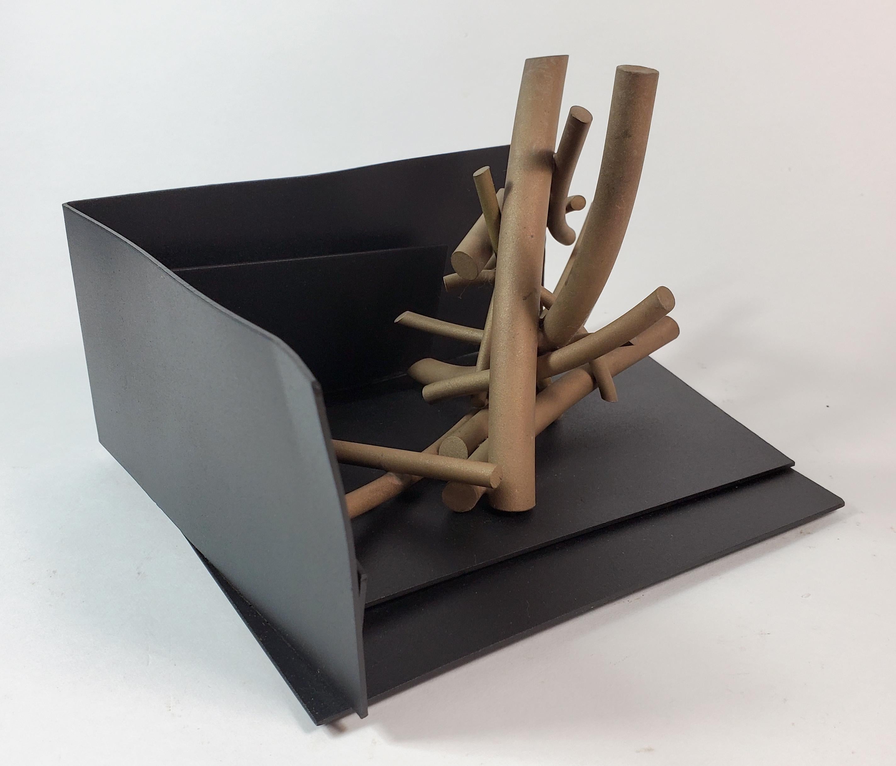 Out of the Box #1. (Zeitgenössisch), Sculpture, von Mark Beltchenko Studio