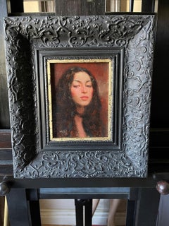 « M.Y. 3 » de Mark Bradley Schwartz, peinture à l'huile originale, portrait