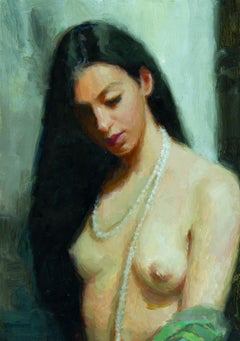 "Pearls, " Oil Painting