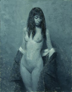 "Revelation 1" by Mark Bradley Schwartz, Original Oil Painting, Female Nude