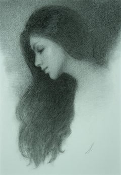 "Senza titolo 12", disegno a carboncino