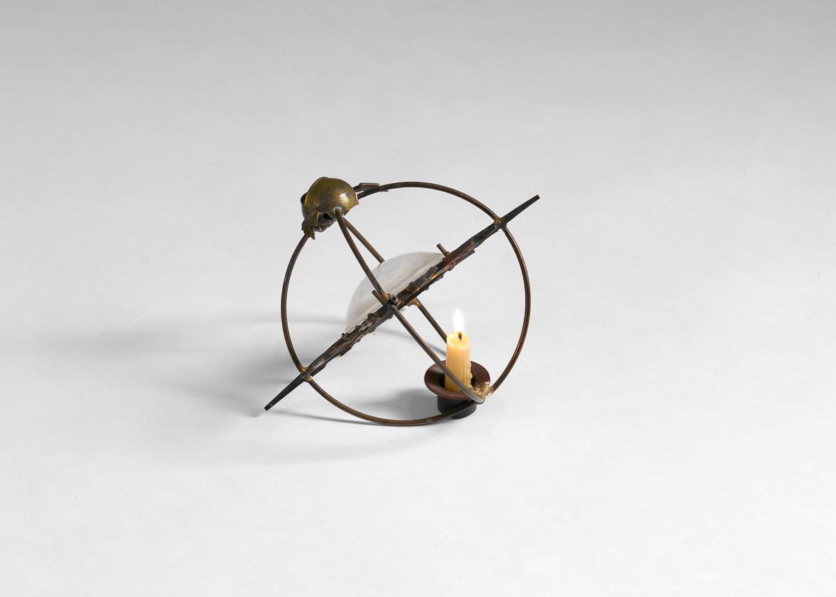 Late 20th Century Mark Brazier-Jones, Astrocharger, Candleholder, UK, Circa 1990 For Sale