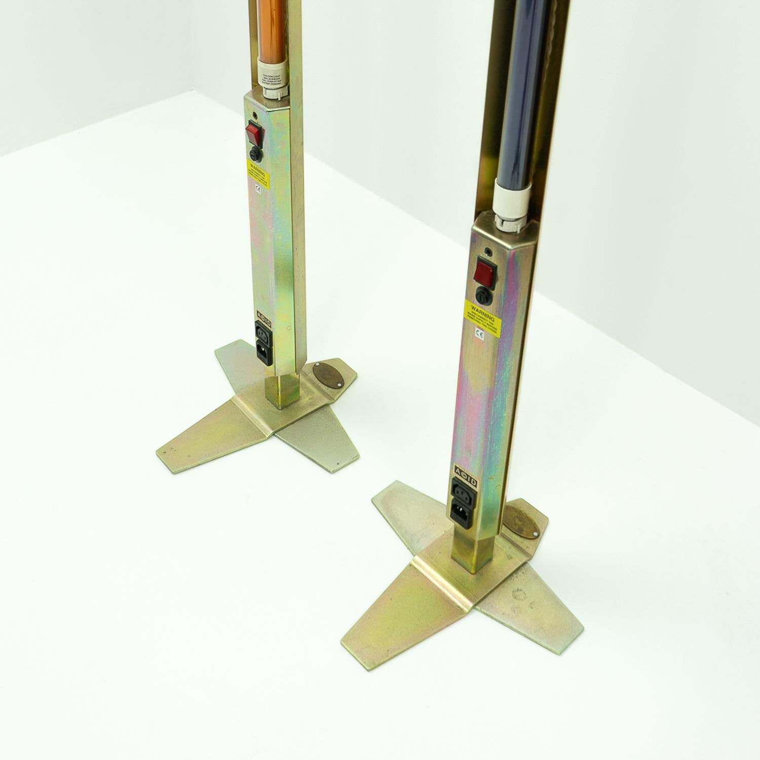 Post-Modern Mark Brazier-Jones Aura Floor Lamps, 1990s, Set of Two For Sale