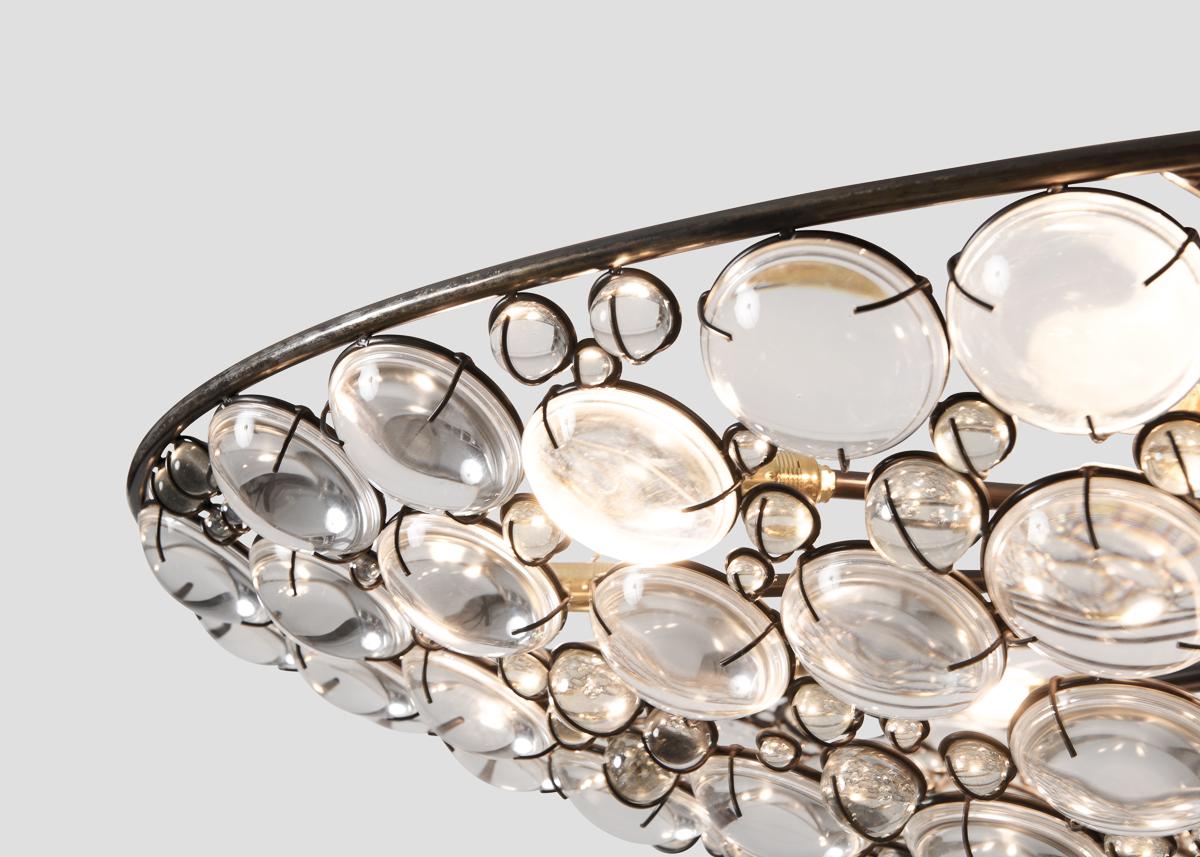 Mark Brazier-Jones, Duchess Oval, lámpara de araña contemporánea, Reino Unido, 2021 en Excelente estado para la venta en New York, NY