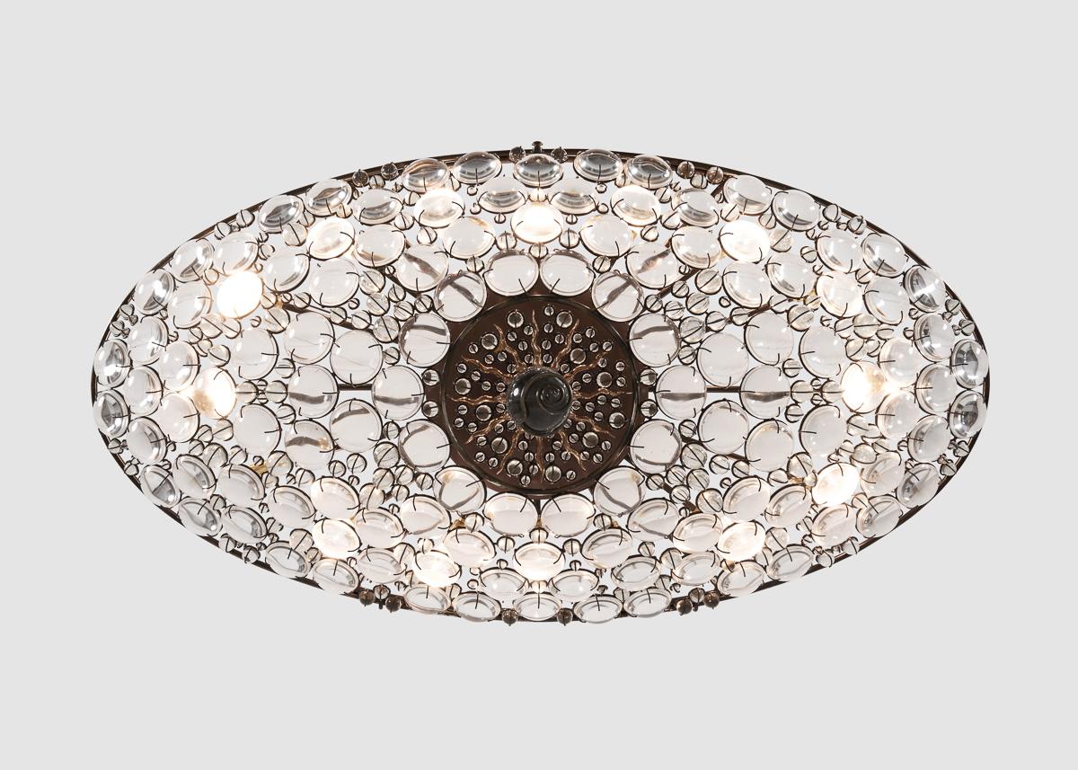 Mark Brazier-Jones, Duchess Oval, lámpara de araña contemporánea, Reino Unido, 2021 Siglo XXI y contemporáneo en venta