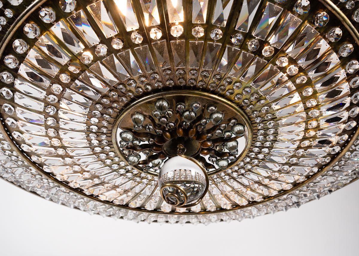 Brass Mark Brazier-Jones, Libertine, Contemporary 2-Tier Hanging Chandelier, UK, 2009 For Sale