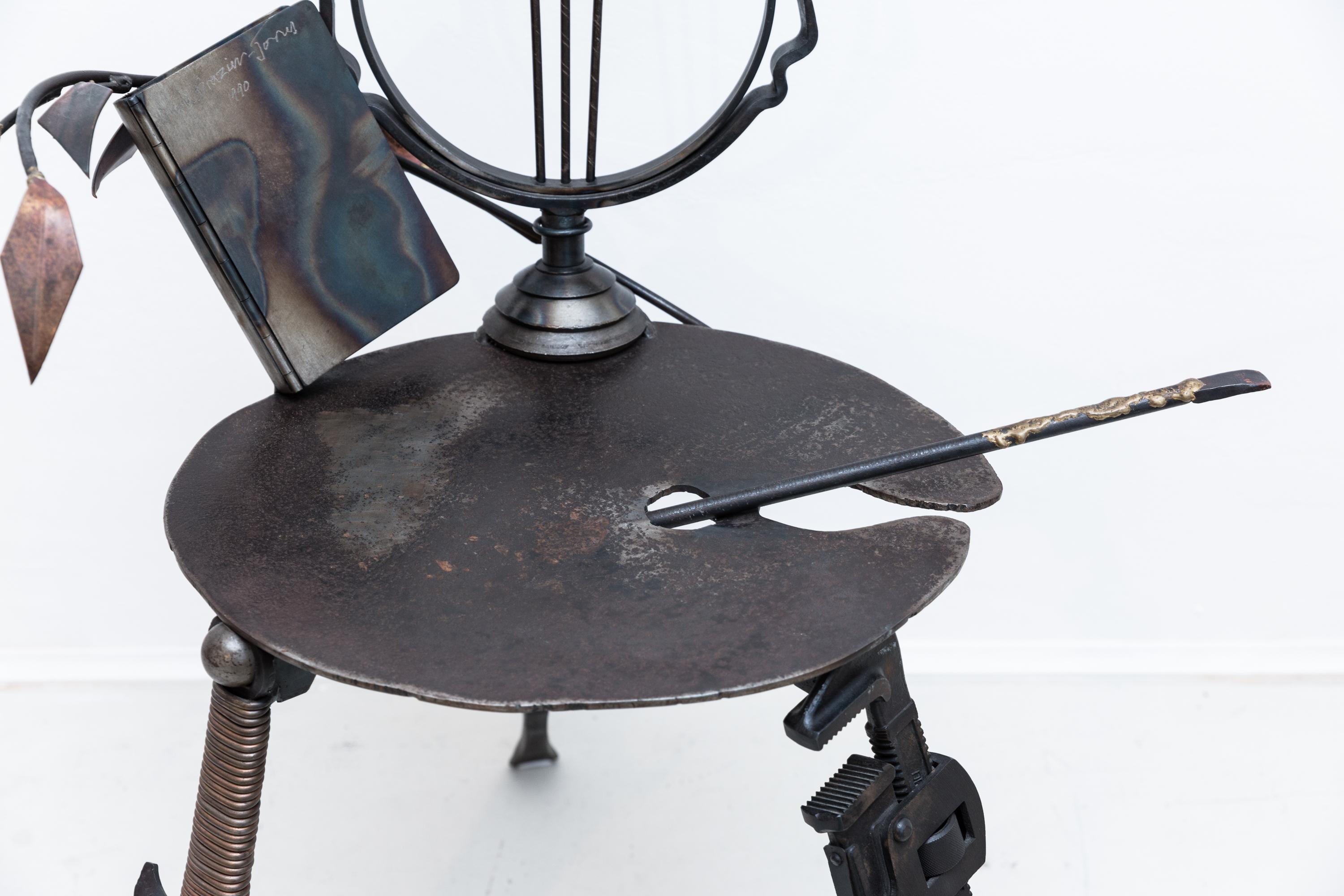 Welded Mark Brazier-Jones Lyre Chair