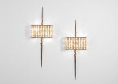 Mark Brazier-Jones, Manhattan, Pareja de apliques contemporáneos, Reino Unido, 2021