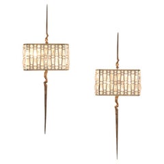 Mark Brazier-Jones, Manhattan, Pair of Contemporary Wall Sconces, UK, 2021