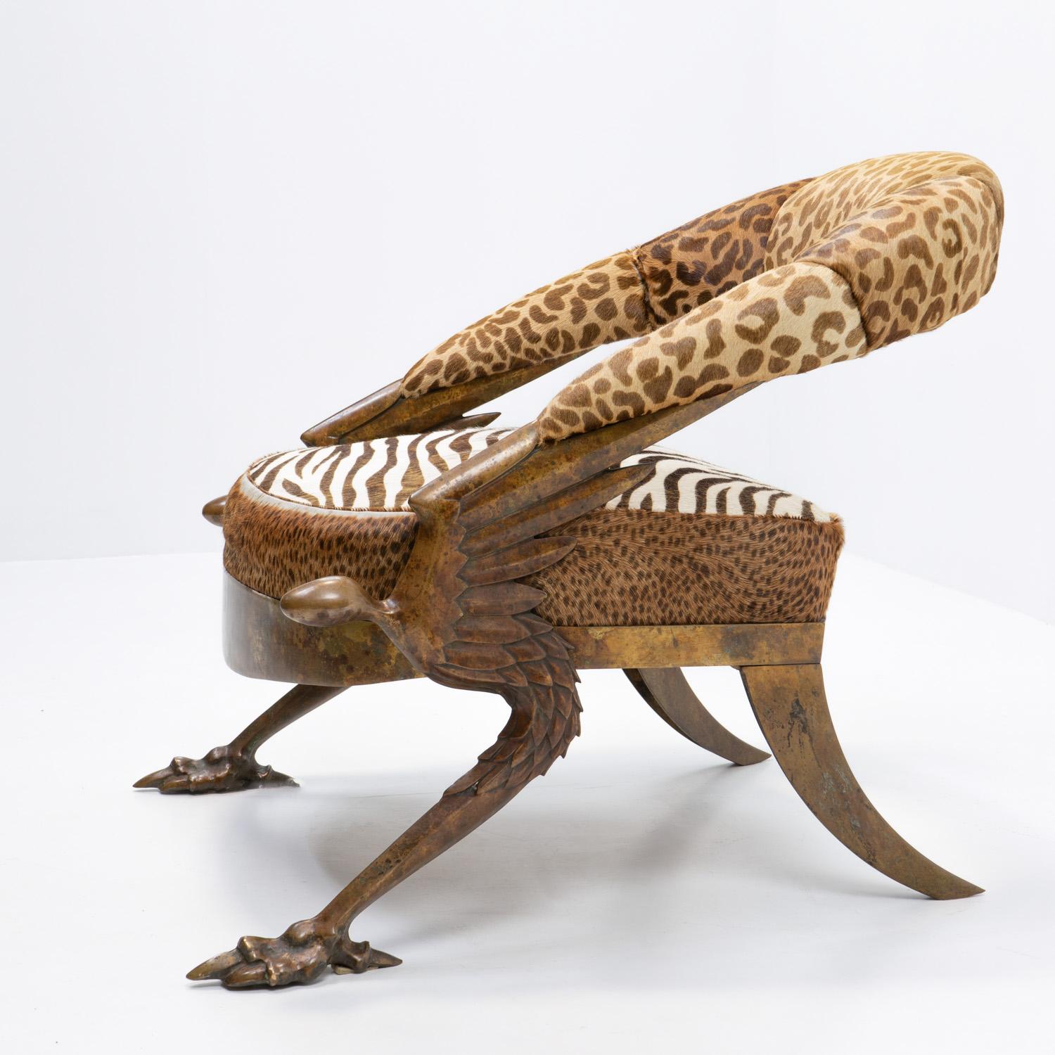 Metal Mark Brazier-Jones  'San Demas' Lounge Chair, 1990s For Sale