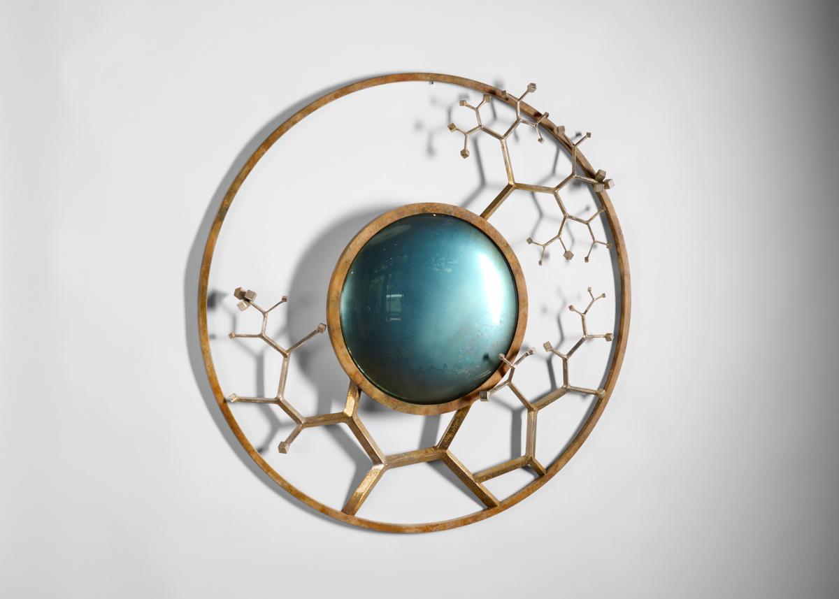 British Mark Brazier-Jones, Wall Hanging Mirror, United Kingdom, 2022 For Sale