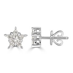 Mark Broumand 0.28 Carat Diamond Star Stud Earrings