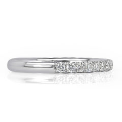 Mark Broumand 0.45 Carat Round Brilliant Cut Diamond Wedding Band