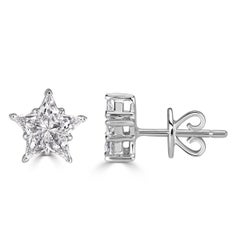 Mark Broumand 0.52 Carat Diamond Star Stud Earrings