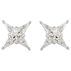 Mark Broumand Clous d'oreilles en forme de nénuphar en diamant 0,59 carat