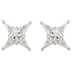 Mark Broumand 0.59 Carat Lily Diamond Stud Earrings