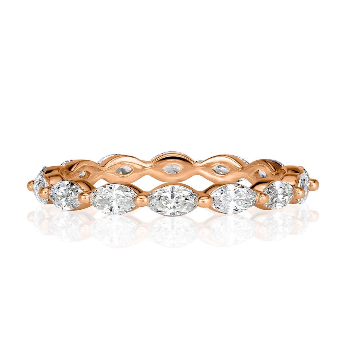 marquise cut eternity band