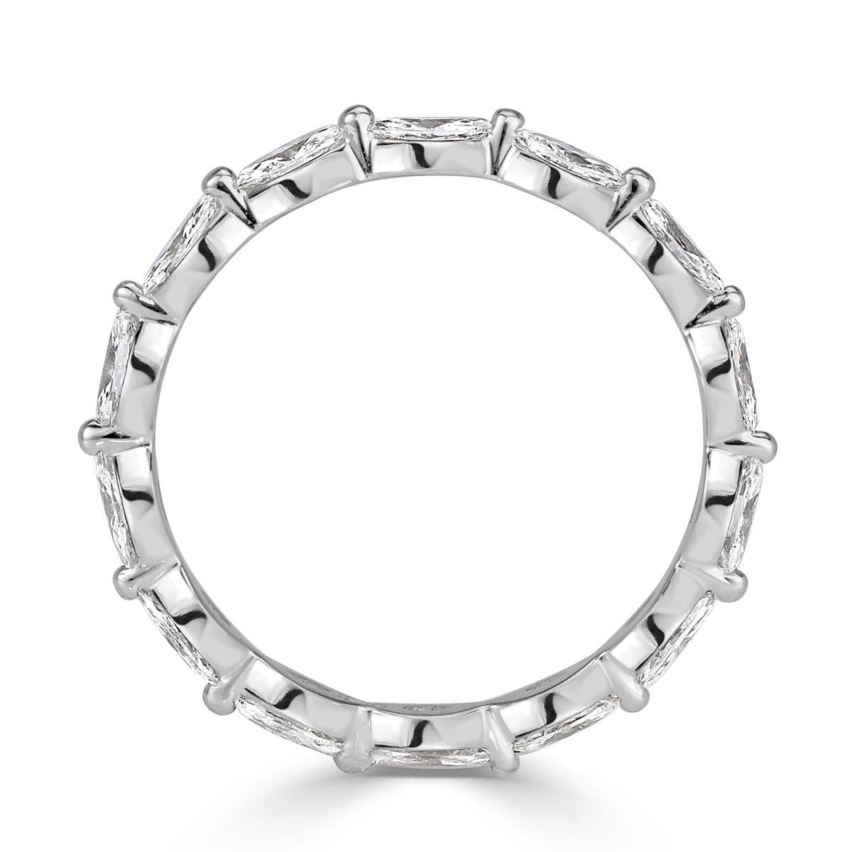 marquise diamond eternity band