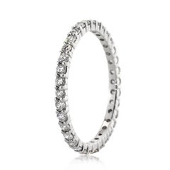 Mark Broumand 1.00 Carat Round Brilliant Cut Diamond Eternity Band