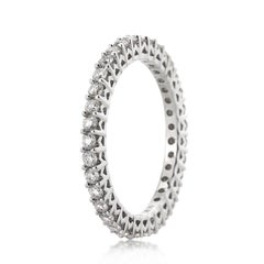 Mark Broumand 1.00 Carat Round Brilliant Cut Diamond Eternity Band