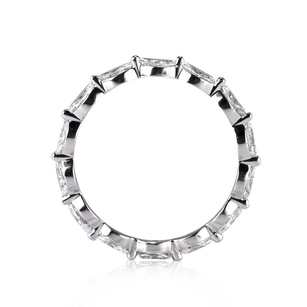 platinum marquise eternity ring