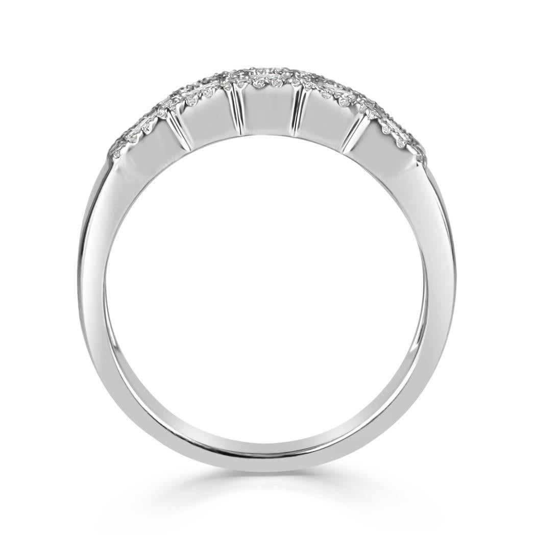 Modern Mark Broumand 1.05 Carat Round Brilliant Cut Diamond Ring For Sale