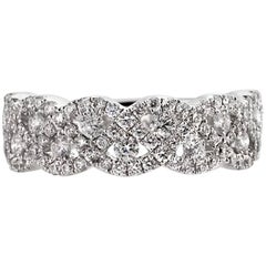 Mark Broumand Anillo de diamantes talla redonda de 1,10 quilates