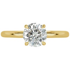 Mark Broumand 1.13 Carat Old European Cut Diamond Engagement Ring