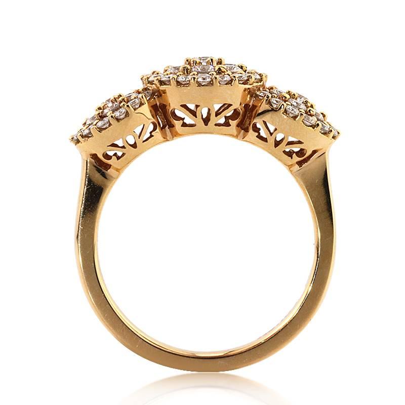 Round Cut Mark Broumand 1.25 Carat Rose Gold Round Brilliant Cut Diamond Ring Masterpiece For Sale