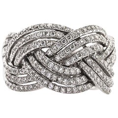 Mark Broumand 1.25 Carat Round Brilliant Cut Diamond Ring