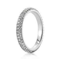 Mark Broumand 1.35 Carat Round Brilliant Cut Diamond Eternity Band