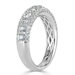 Mark Broumand 1.35 Carat Round Brilliant Cut Diamond Three-Sided Ring