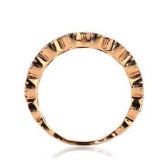 Mark Broumand 1.40 Carat Rose Gold Round Cut Diamond Ring