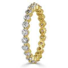 Mark Broumand 1.40 Carat Round Brilliant Cut Diamond Eternity Band